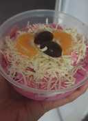Salad buah yogurt keju tanpa mayonaise