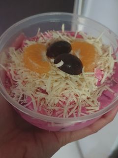Foto resep Salad buah yogurt keju tanpa mayonaise