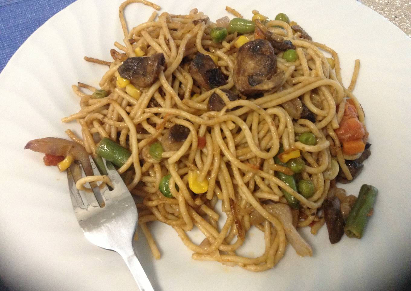 Pineapple Masala Noodles