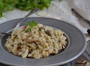 Una foto de Risotto de boletus