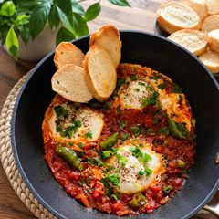 Shakshuka A picture of Shakshuka.