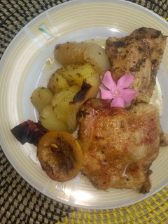 Una foto de Pollo silvestre a la candela