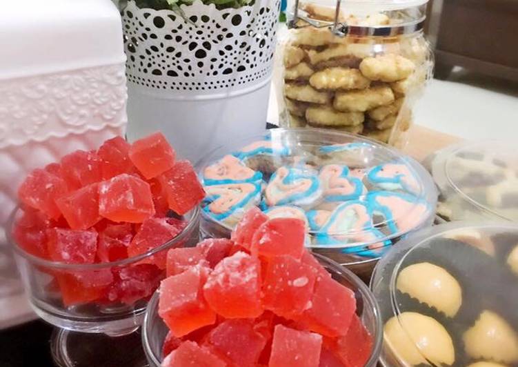 Bahan Permen Jelly/Turkish delight ala-ala 😁🍬 | Bahan Membuat Permen Jelly/Turkish delight ala-ala 😁🍬 Yang Sedap