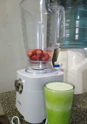 Una foto de Licuado de Frutillas (fresas)