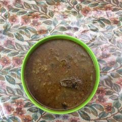 Lauki ki sabji (bottle gourd) with punjabi wadi A picture of Lauki ki sabji (bottle gourd) with punjabi wadi.