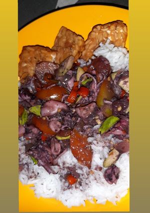 Foto resep Oseng cumi pete