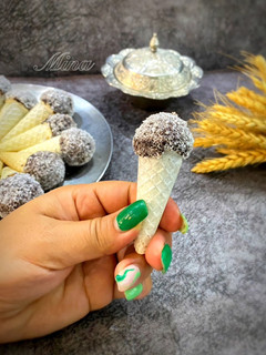 عکسی از دستور پاپسیکلز قیفی
