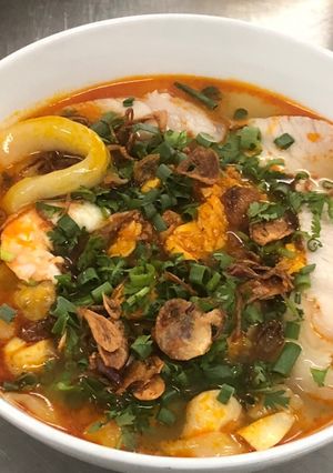 Hình của món Bánh canh cuaBánh canh bột cắt.