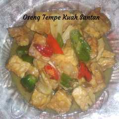 A picture of Oseng Tempe Kuah Santan.