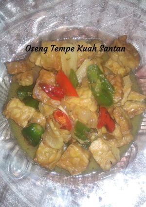 Foto resep Oseng Tempe Kuah Santan