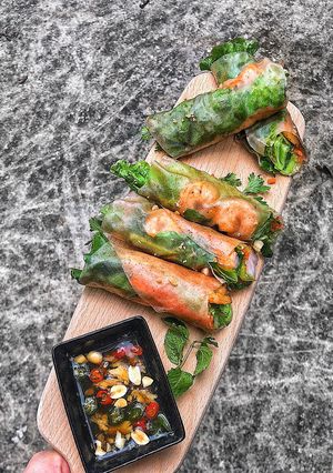 Hình của món Gỏi tôm Healthy.