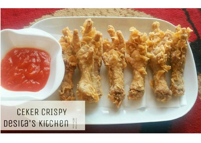 Resep Ceker Crispy crenyes tahan lama oleh DESITA JUNIANT - Cookpad