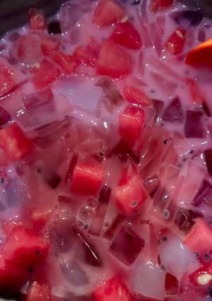 Foto resep Es campur pinky
