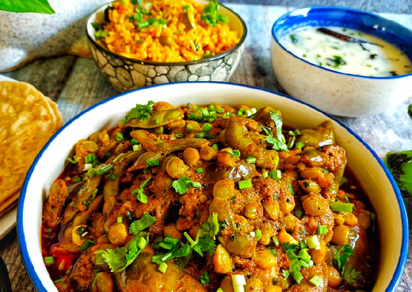 Surti Papdi Nu Shak (Sem / Broad bean Subji)