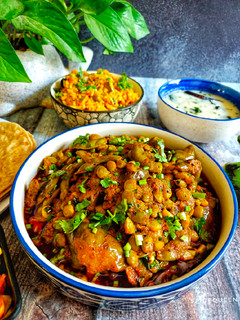 A picture of Surti Papdi Nu Shak (Sem / Broad bean Subji).