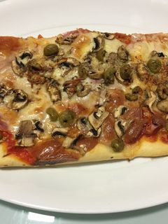 Una foto de Pizza casera