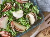 Ensalada de lechuga y manzana