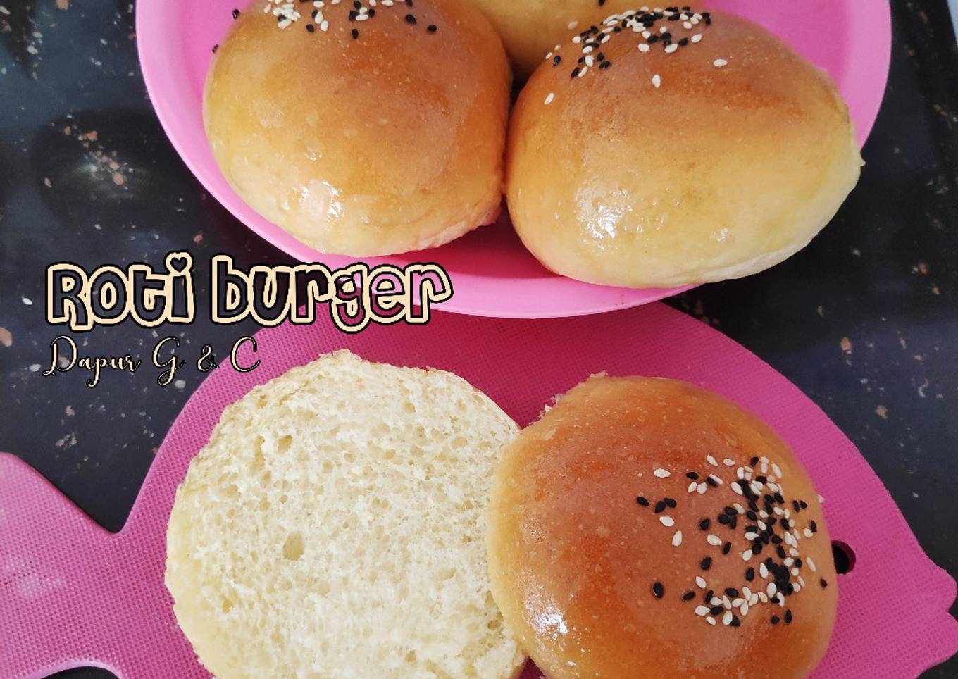 Roti burger homemade