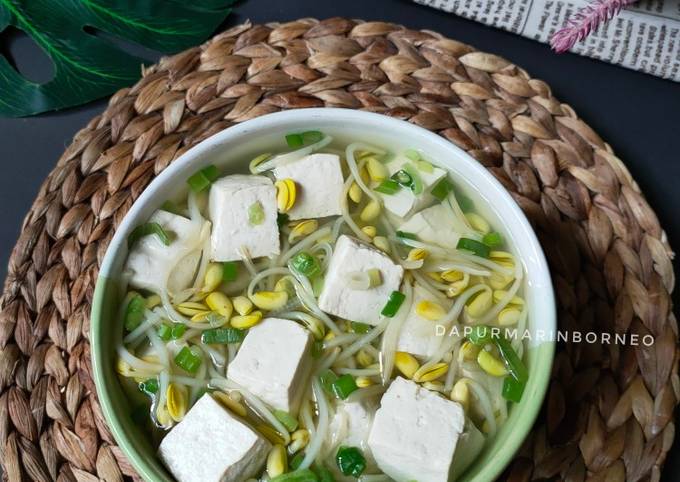 Resep 347 KongNamul Guk Sup Tauge Ala Korea Oleh Dapur Marin Borneo Cookpad