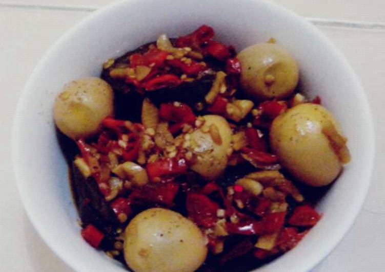 Terong kecap pedas Magicom anak kos 😊 Terong kecap pedas Magicom anak kos 😊