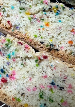 Una foto de Budín confeti