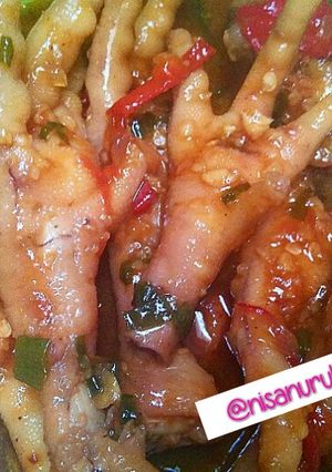 Foto resep Ceker Mercon Daun Jeruk
