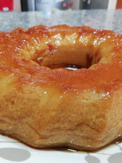 Una foto de Flan de Galleta