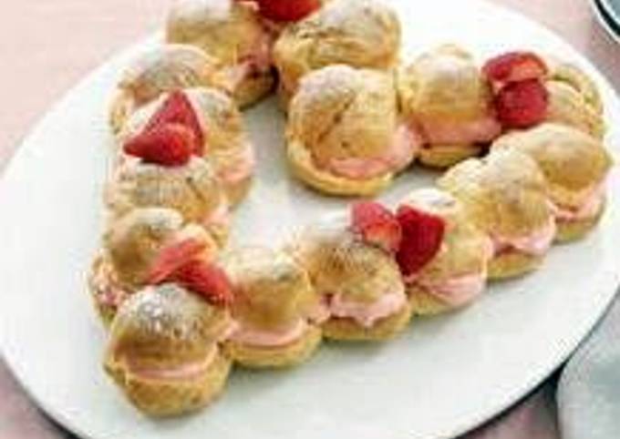 Recipe of Perfect Strawberry Cream puffs