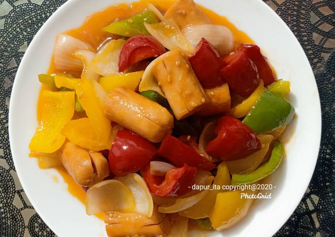 Resep Tumis Sosis 3 Warna, Lezat Sekali