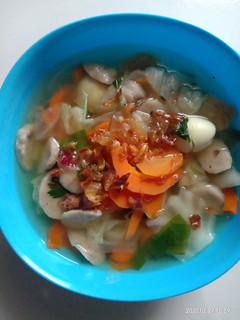 Foto resep Sayur sop baso+telur puyuh