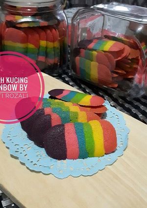 Foto resep Lidah Kucing Rainbow