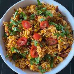 Chana daal pilau A picture of Chana daal pilau.