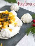 Pavlova exotique (sans gluten, sans lactose, option sans oeuf)