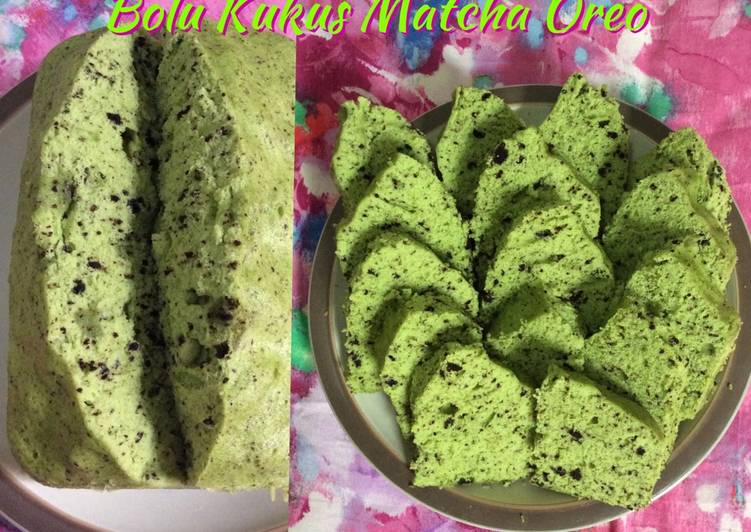  Resep  Bolu  Kukus  Matcha Oreo  oleh Aries Ratih Puspitamanti 