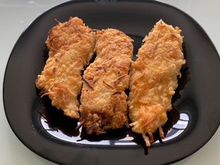 Fajitas de pollo al coco