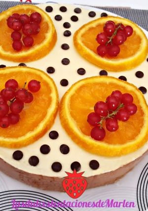 Foto principal de Tarta de chocolate y naranja