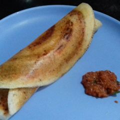 Mysore masala dosa A picture of Mysore masala dosa.