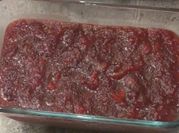 A picture of fruity sauce