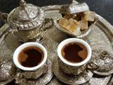 القهوة التركية على اصولها مع اللقم التركي
