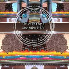 Rainbowcake toping rainbow coklat by rumah puding shakilla রেসিপির প্রধান ছবি
