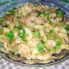A picture of Marinated Chicken Macaroni.