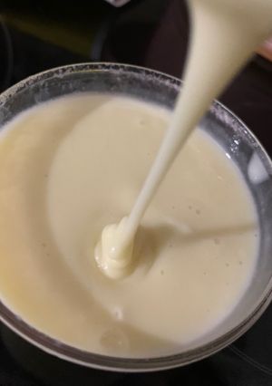 صورة لوصفة حليب محلى مكثف