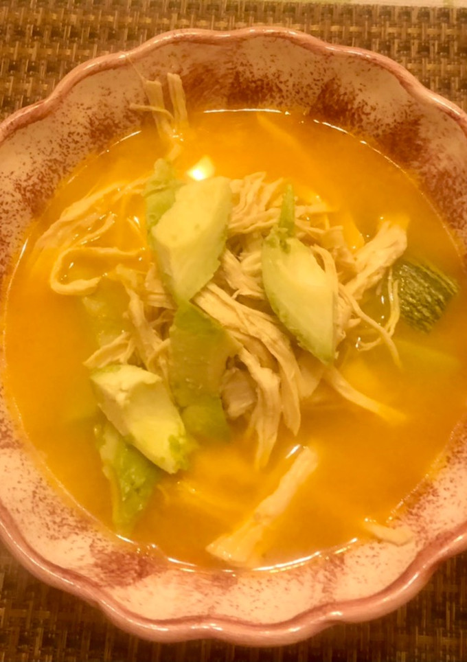 Una foto de Caldo Tlalpeño