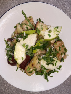 Una foto de Ensalada de berenjenas