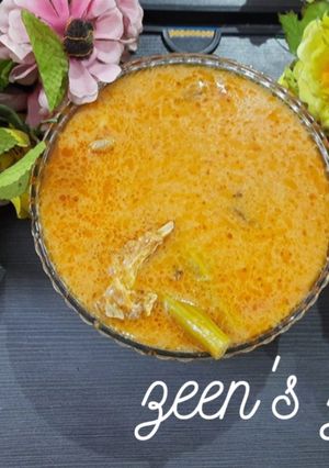 A picture of Besan Gosht wali Sojni ki Kadhi.