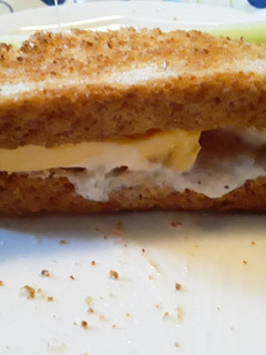 A picture of Brad's Inspired Tuna Salad Sandwich on Wheat Bread.