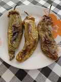 Pimientos verdes italianos rellenos al horno