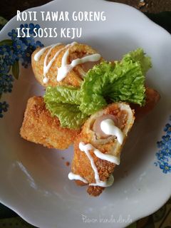 Foto resep Roti tawar goreng isi sosis keju