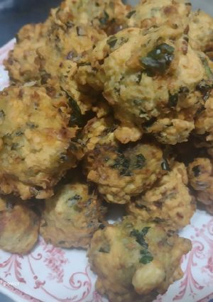 Una foto de Buñuelos de espinaca y queso