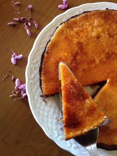 Foto de Tarte Brûllée de chocolate e abóbora